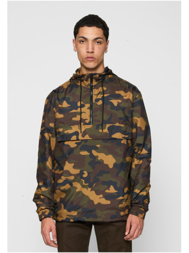 Camo Pull Over Windbreaker woodcamo