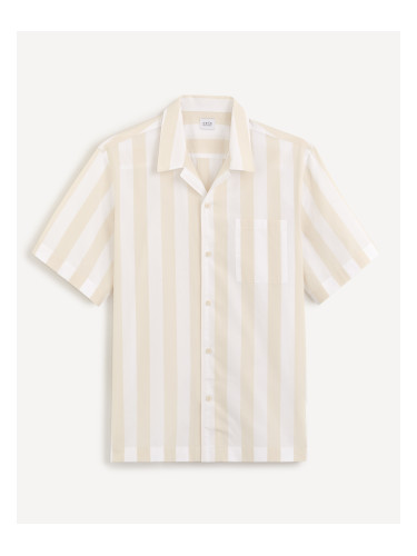 Celio Striped Shirt Bayard - Men's