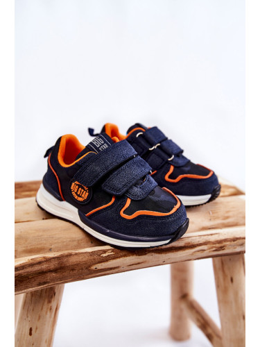 BIG STAR SHOES Детски спортни обувки с велкро система от мемори пяна Big Star