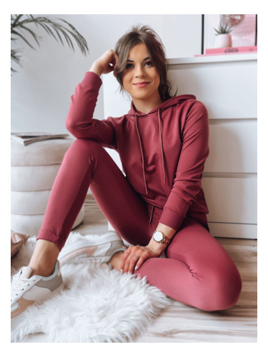 Komplet damski dresowy MIGEL bordowy Dstreet