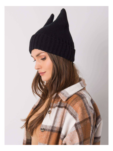 Cap with horns black