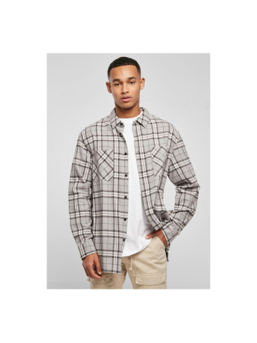 Long oversized grey shirt grey-black