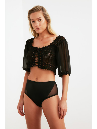 Долнище на бански Trendyol Tulle Detailed