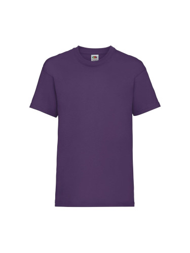 Purple Fruit of the Loom Cotton T-shirt