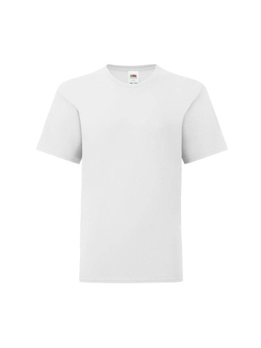 White children's t-shirt in combed cotton Fruit of the Loom