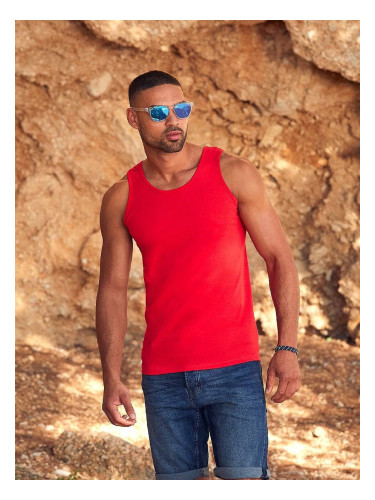 Czerwona koszulka męska Athletic Vest Fruit of the Loom