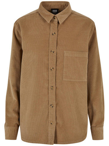 Women's corduroy oversized warmsand shirt