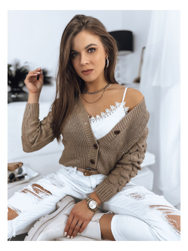 Sweter damski SINSA beżowy Dstreet