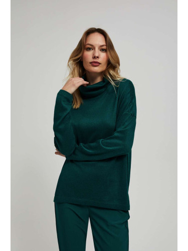 Marisse Blouse With A Loose Turtleneck