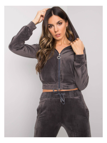 Anthracite sweatshirt Yups cx4285b. R18