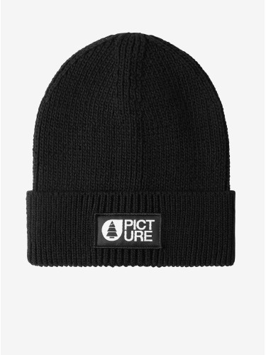 Black men's beanie with wool Picture