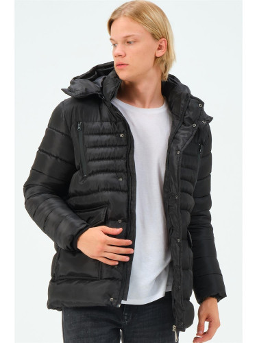 M8657 DEWBERRY MEN'S COAT-BLACK