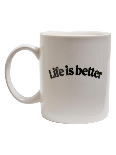 Life is a better cup white