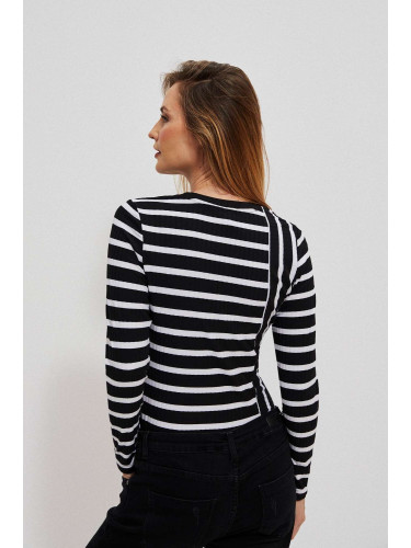 Marisse Blouse Z-Ts-3920 Black_White