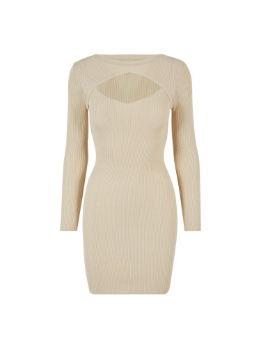 Women's dress Cut Out cream