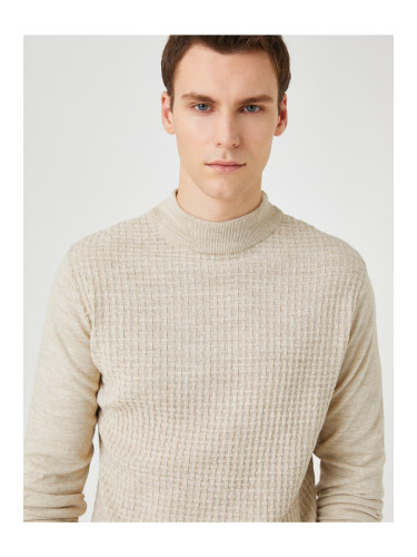 Koton Knitwear Sweater Half Turtleneck Slim Cut