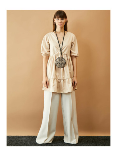 Koton Дамска рокля Ecru