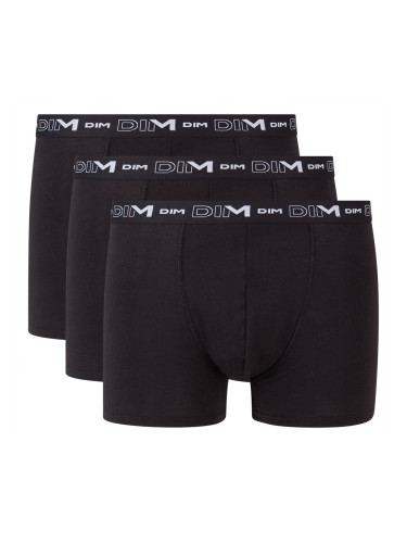 DIM COTTON STRETCH BOXER 3x - Men's boxers 3 - black