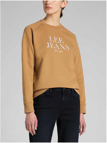 Mustard Womens Sweatshirt Lee Crew - Women