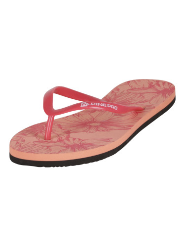 Women's summer flip-flops ALPINE PRO NERILLA peach pink
