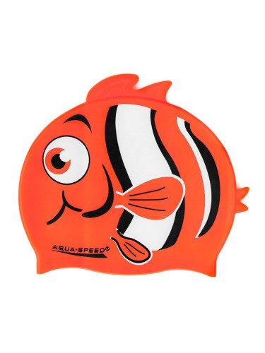 AQUA SPEED Kids's Swimming Cap ZOO Nemo  Pattern 75