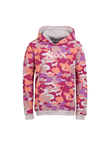 Pink and gray children's patterned sweatshirt NAX ABEKO