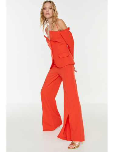 Дамски панталон Trendyol Slit Detailed