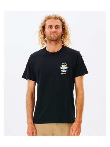 T-Shirt Rip Curl SEARCH ICON TEE Black