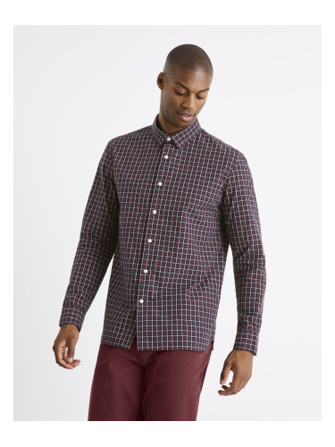 Celio Regular Carolo Plaid Shirt - Men's