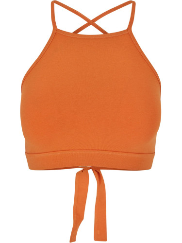 Women's triangle top vintage orange