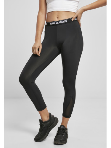 Women's Tech Mesh Pedal Pusher Leggings - Black