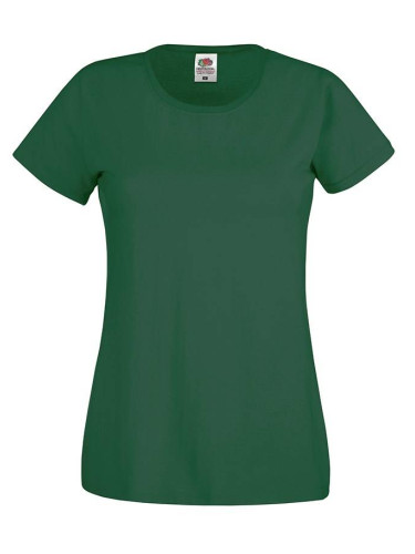 Green Women's T-shirt Lady fit Original Fruit of the Loom