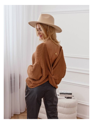 Пуловер кафяв Cocomore cmgB085.R41