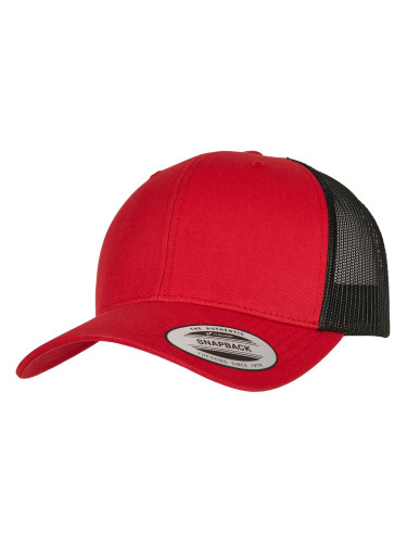 Retro Trucker 2-Tone Cap Red/Black