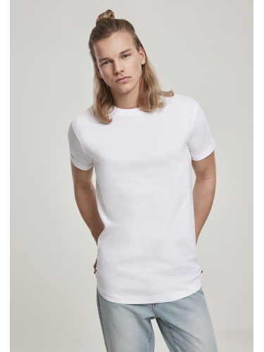 Short T-shirt Turn Up T-shirt white