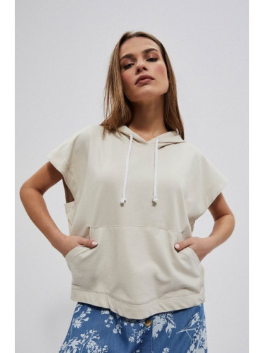 Sleeveless sweatshirt