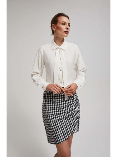 Marisse Houndstooth Skirt
