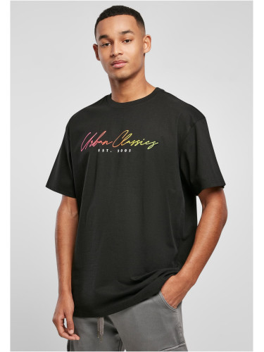 T-shirt with Script logo black