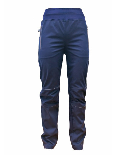 Women's SUMMER softshell pants - dark blue-gray