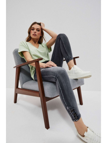 Дамски дънки. Moodo Grey