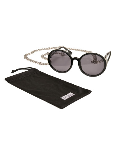 Cannes sunglasses with chain black