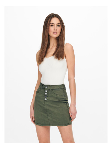 Khaki Pencil Mini Skirt JDY Lara