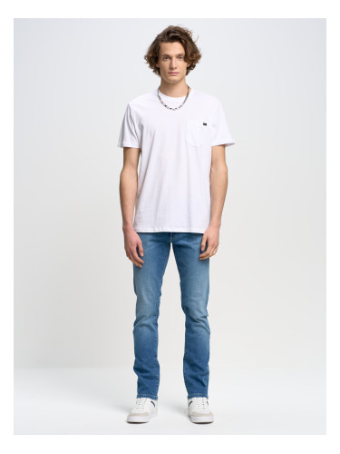 Big Star Man's T-shirt_ss T-shirt 152076 Cream-101