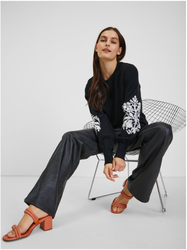 Orsay White-Black Women's Sweater - Women's
