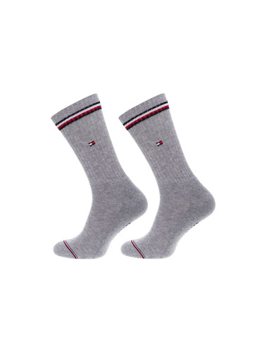 Socks - Tommy Hilfiger TH MEN ICONIC SOCK 2P Grey