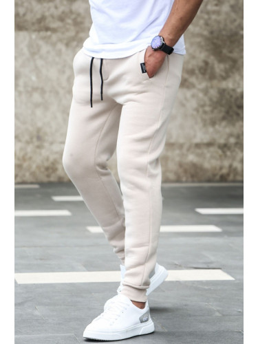 Madmext Beige Basic Tracksuit 4210