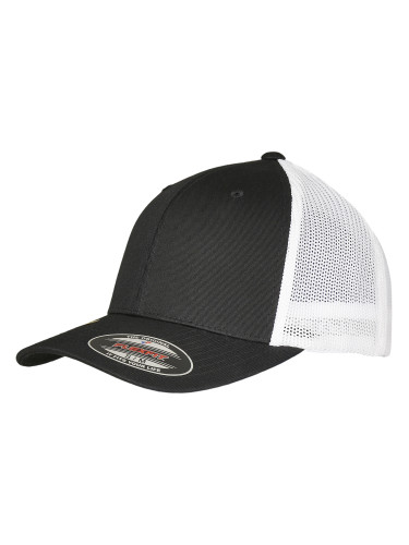 Flexfit Trucker Recycled Mesh Black/White