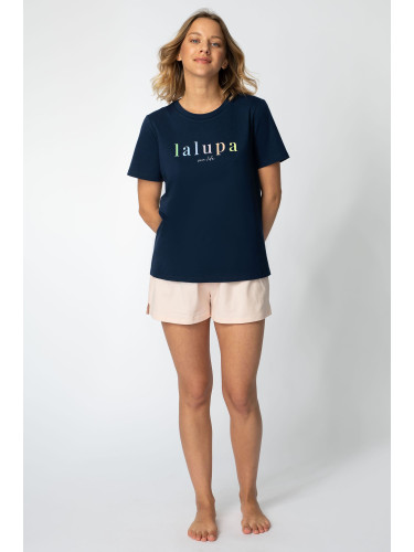 LaLupa Woman's T-shirt LA109 Navy Blue