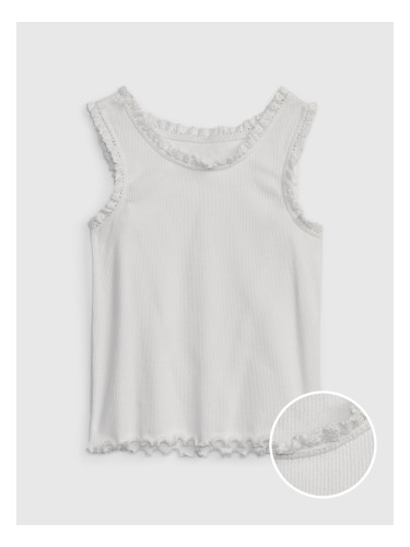 GAP Children's Tank Top with Lace - Girls