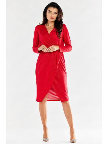 Awama Woman's Dress A548 Red